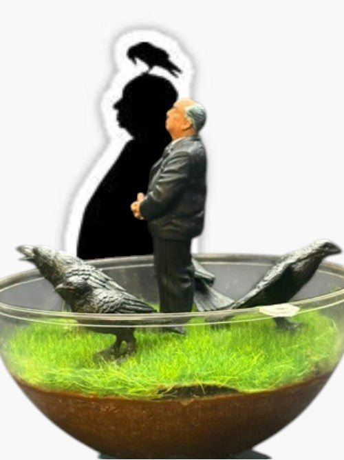Alfred Hitchcock presents "Mass Murder" Diorama (It's a crow thing)