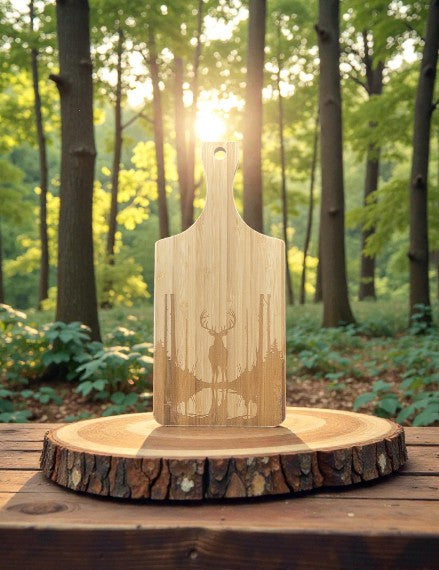 Acacia Wood Cutting Board with Groove