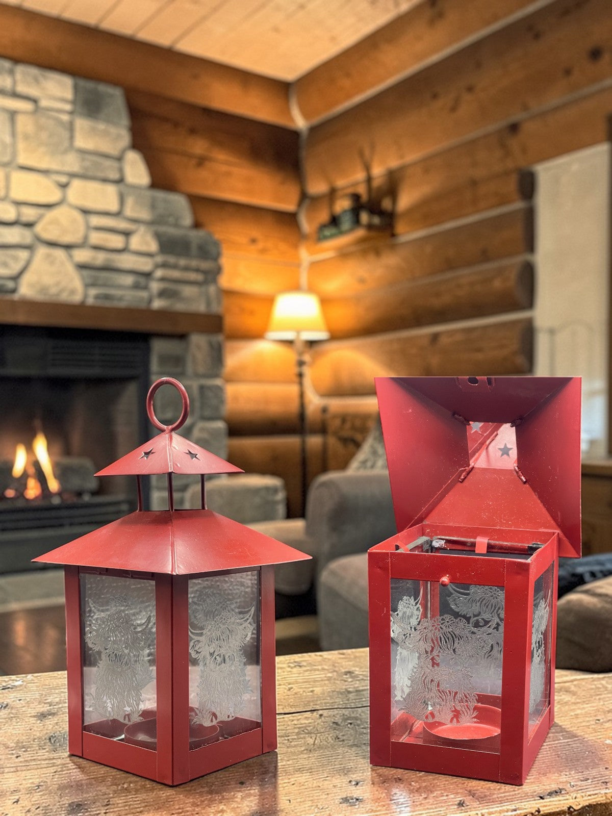 Highland Cow Lantern