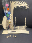 Ghost on a Swing Dimensional wood art kit