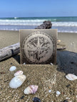 Laser Engraved Mild Steel Coaster