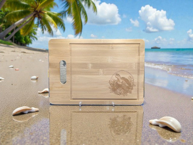 Acacia Wood Cutting Board with Groove