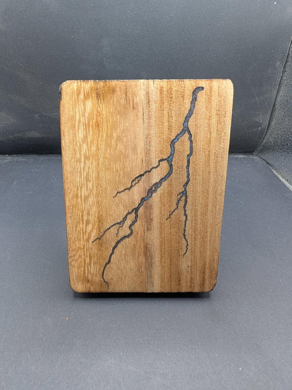Laser Engraved with Resin Inlay