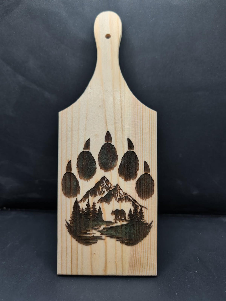 Laser Engraved with Resin Inlay