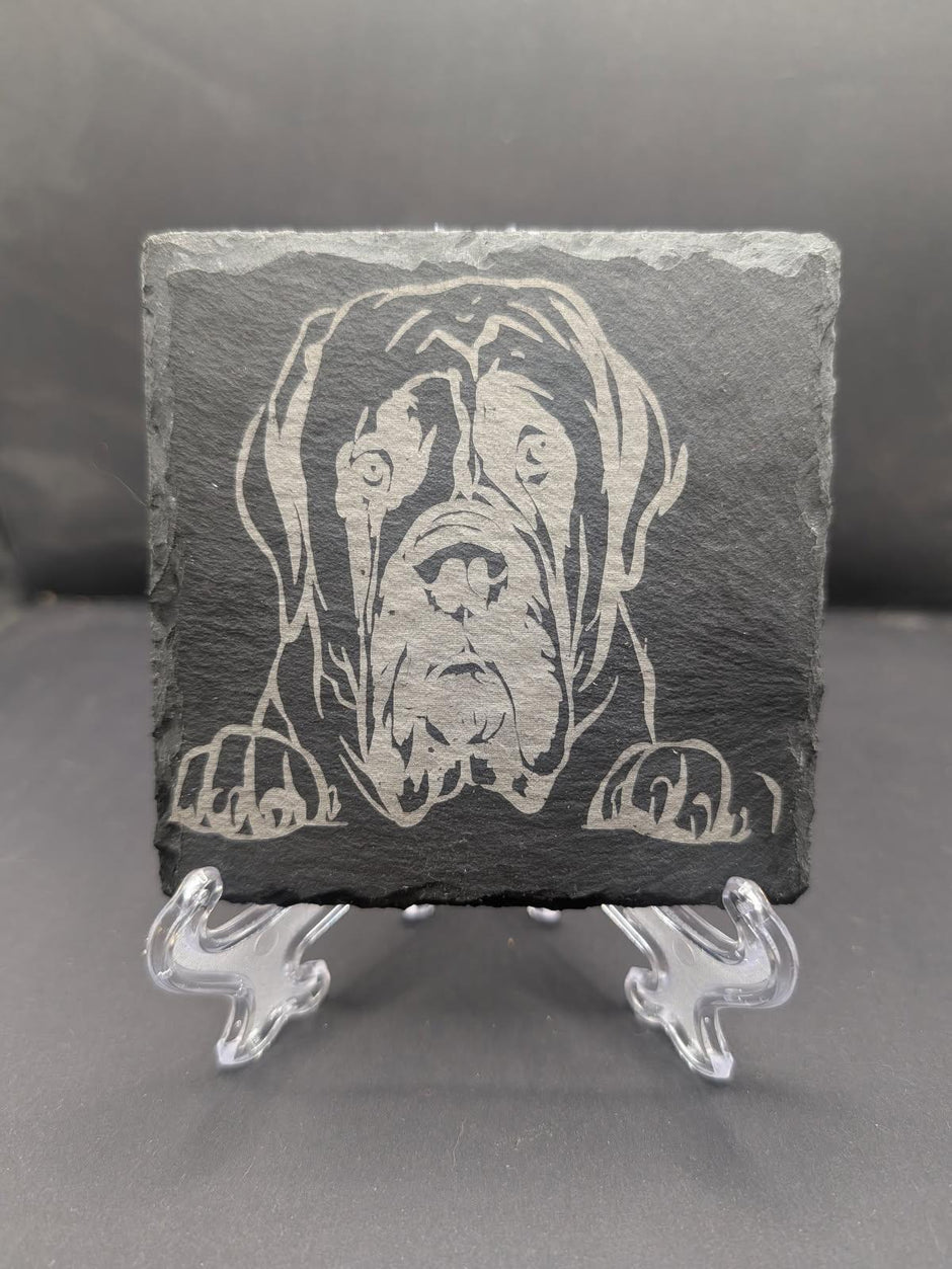 Laser Engraved Slate Coaster
